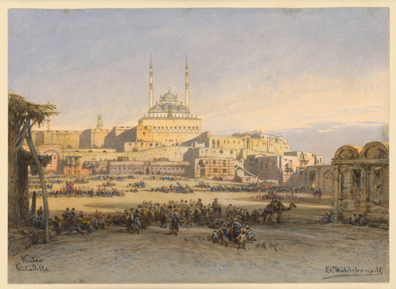 La ciudadela de El Cairo de Eduard Hildebrandt