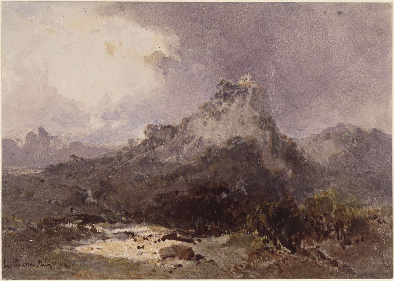 Paisaje de alta montaña de Eduard Hildebrandt