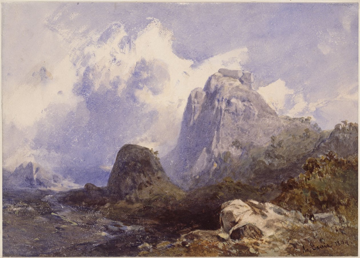 La Gavea, en Río de Janeiro de Eduard Hildebrandt