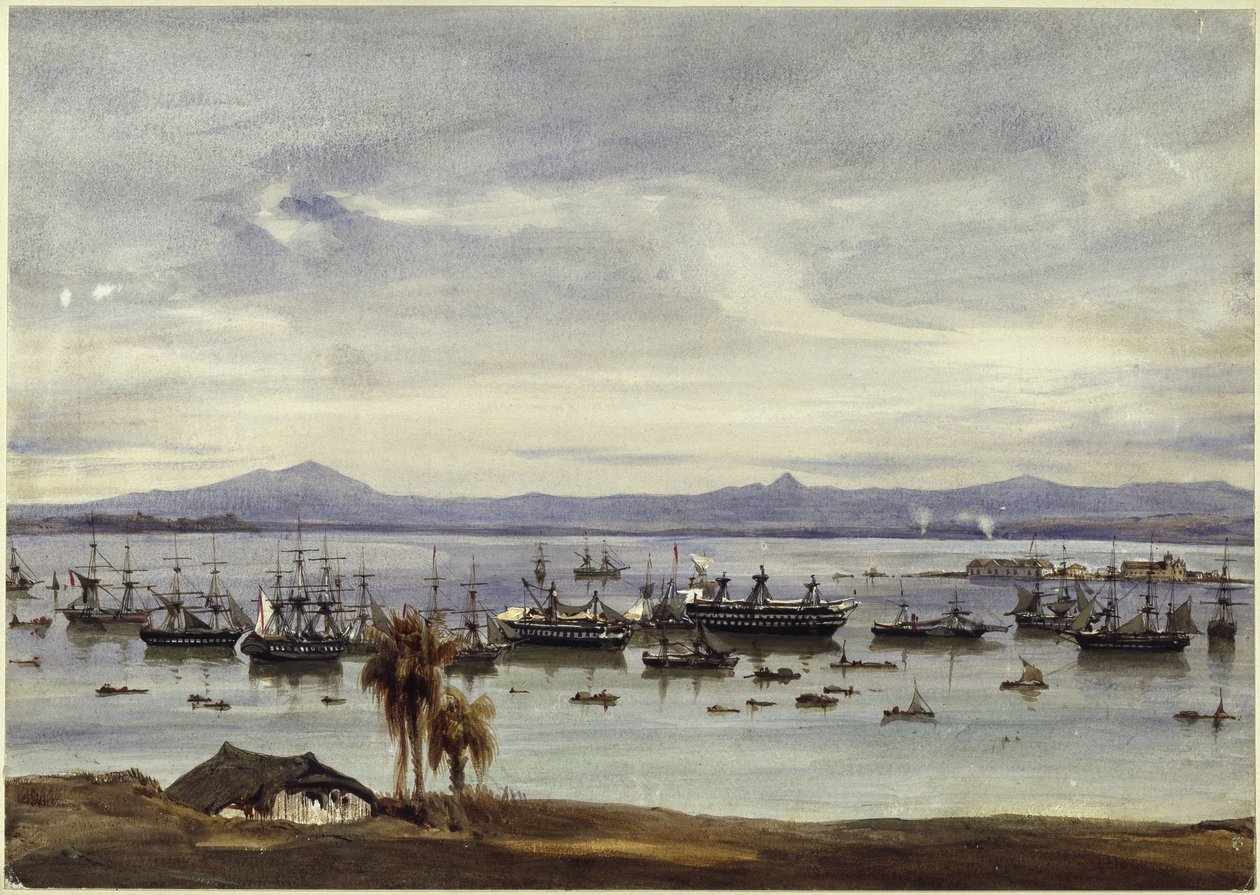 Panorama de Río de Janeiro de Eduard Hildebrandt