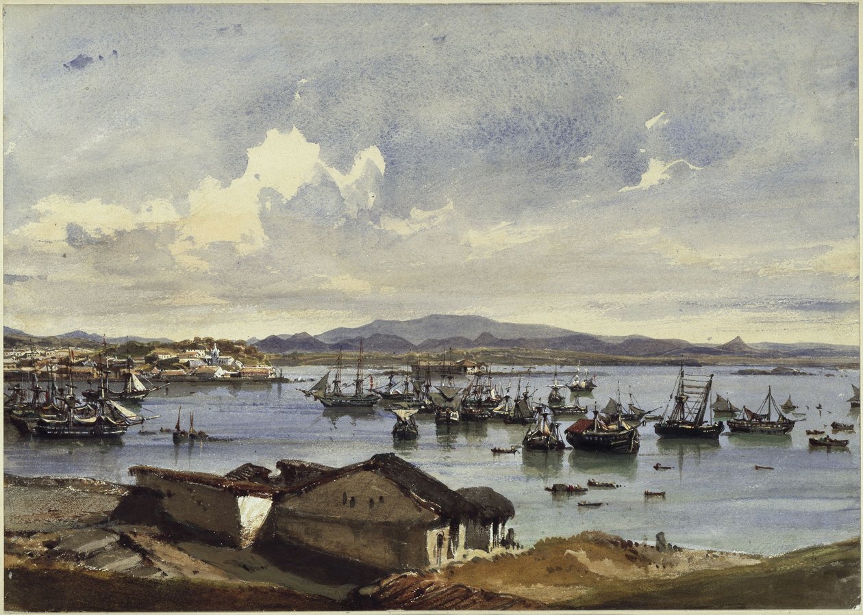 Panorama de Río de Janeiro de Eduard Hildebrandt