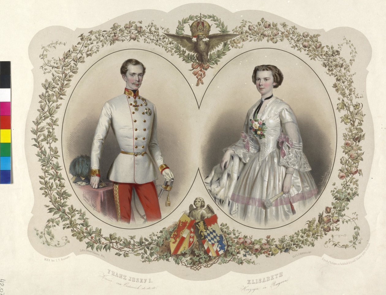 Francisco José I Emperador de Austria - Isabel, duquesa de Baviera de Eduard Kaiser
