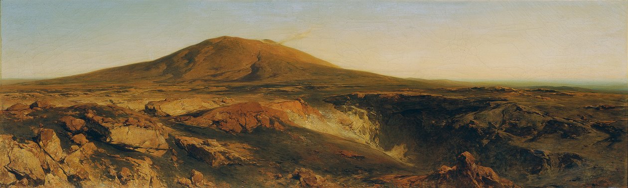 La cumbre del Etna 1878 de Eduard Peithner von Lichtenfels