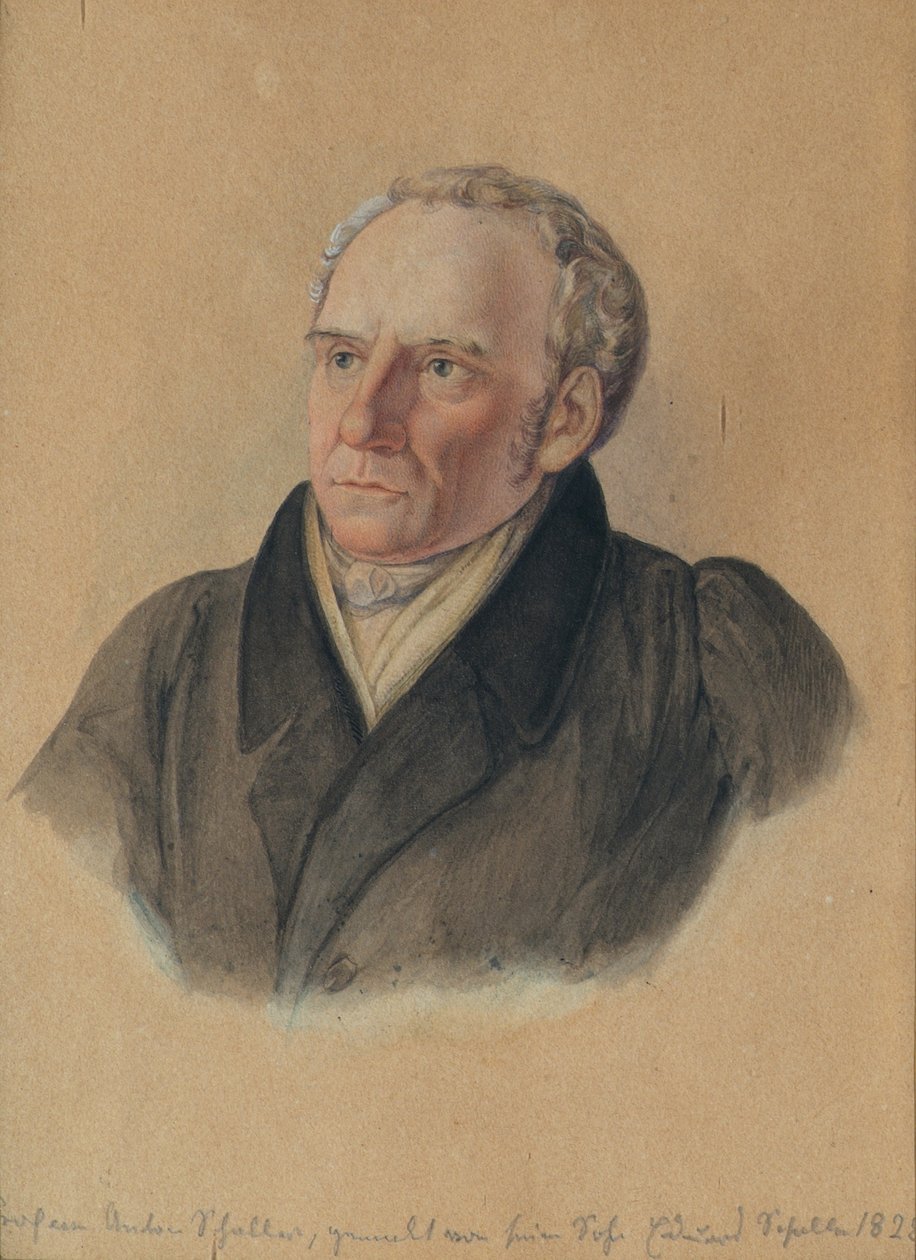 Profesor Anton Schaller (1773-1844), padre del artista de Eduard Schaller