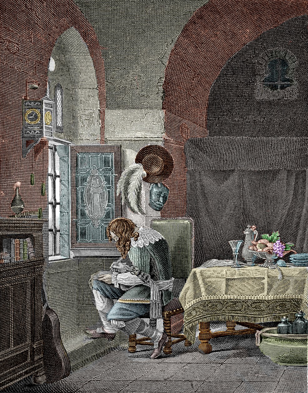 El hombre de la máscara de hierro, prisionero, de Edouard Schuler de Eduard Schuler