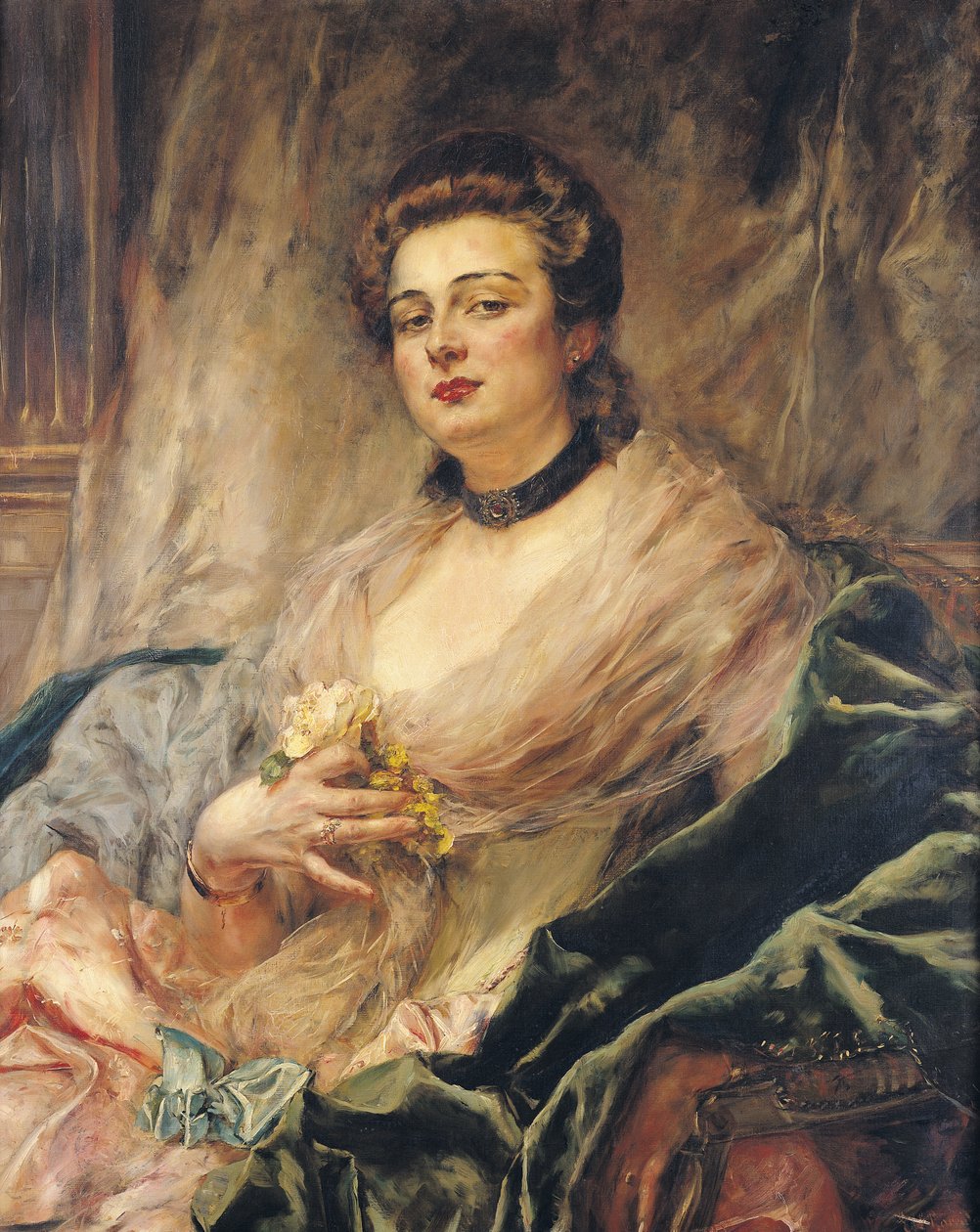 Retrato de la esposa del artista de Eduardo Leon Garrido