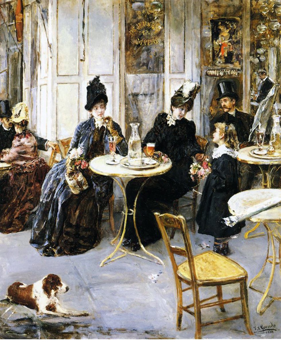 La pequeña florista, 1886 de Eduardo Leon Garrido