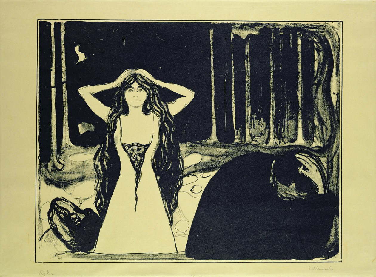 Cenizas (Después de la Caída), 1899 de Edvard Munch