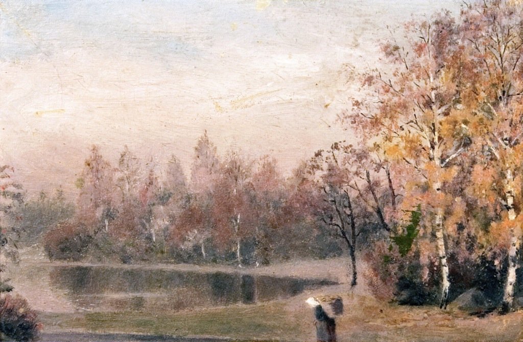 Otoño en el bosque de Edvard Munch