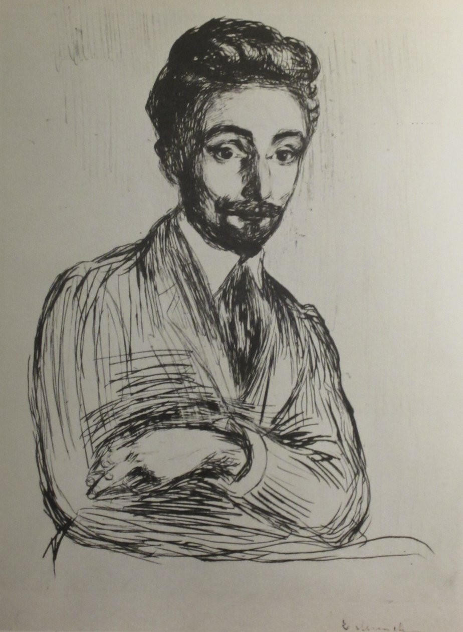 Retrato de Helge Rode de Edvard Munch