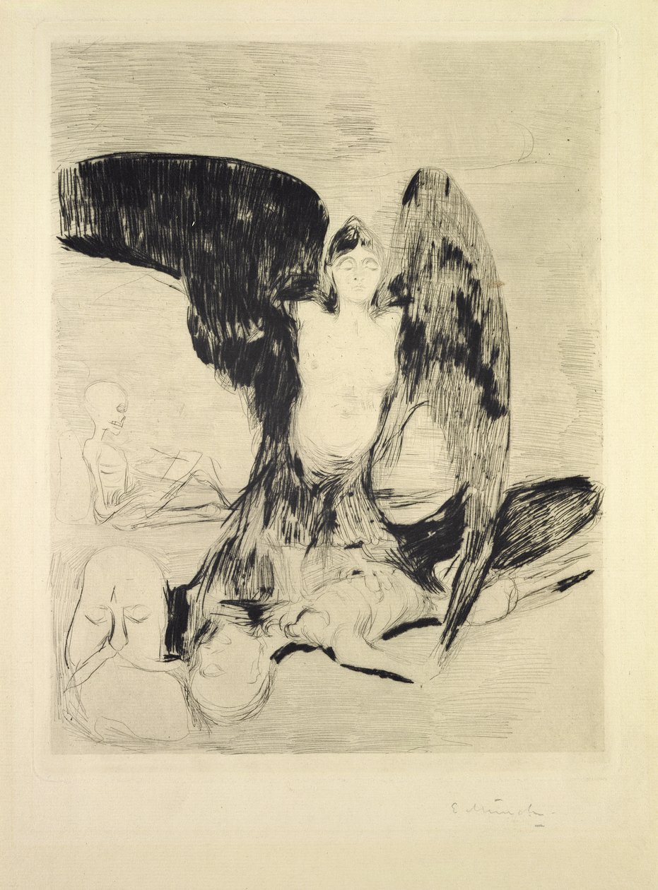 Vampiro, 1894 de Edvard Munch