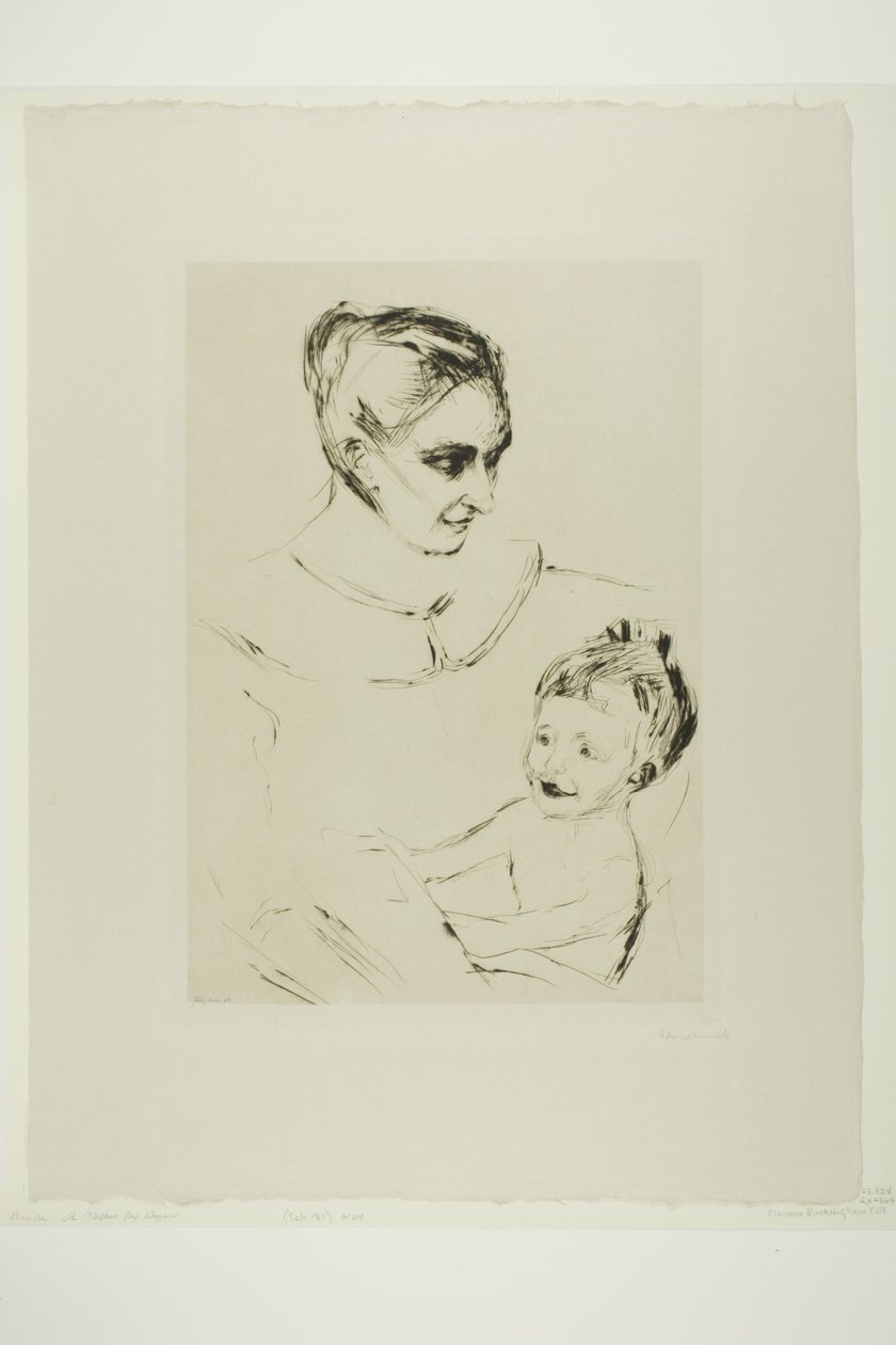 La alegría de una madre de Edvard Munch