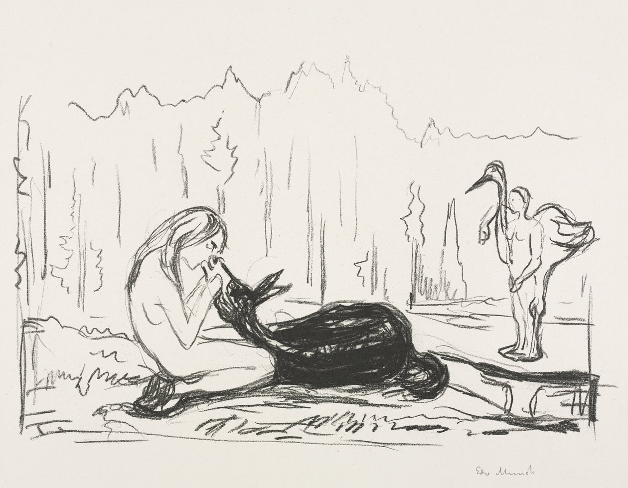 Alfa y Omega: La esposa Omega y el burro de Edvard Munch