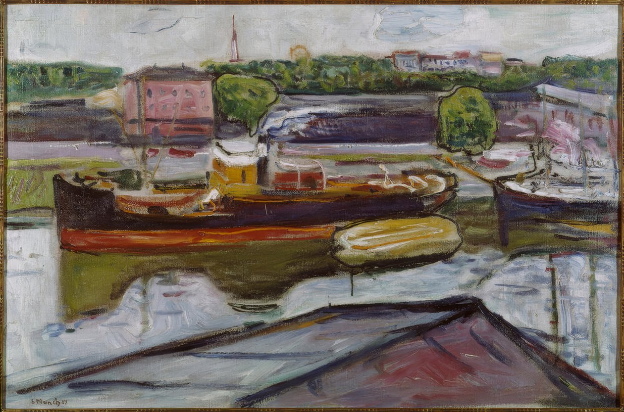De viaje por Lübeck de Edvard Munch