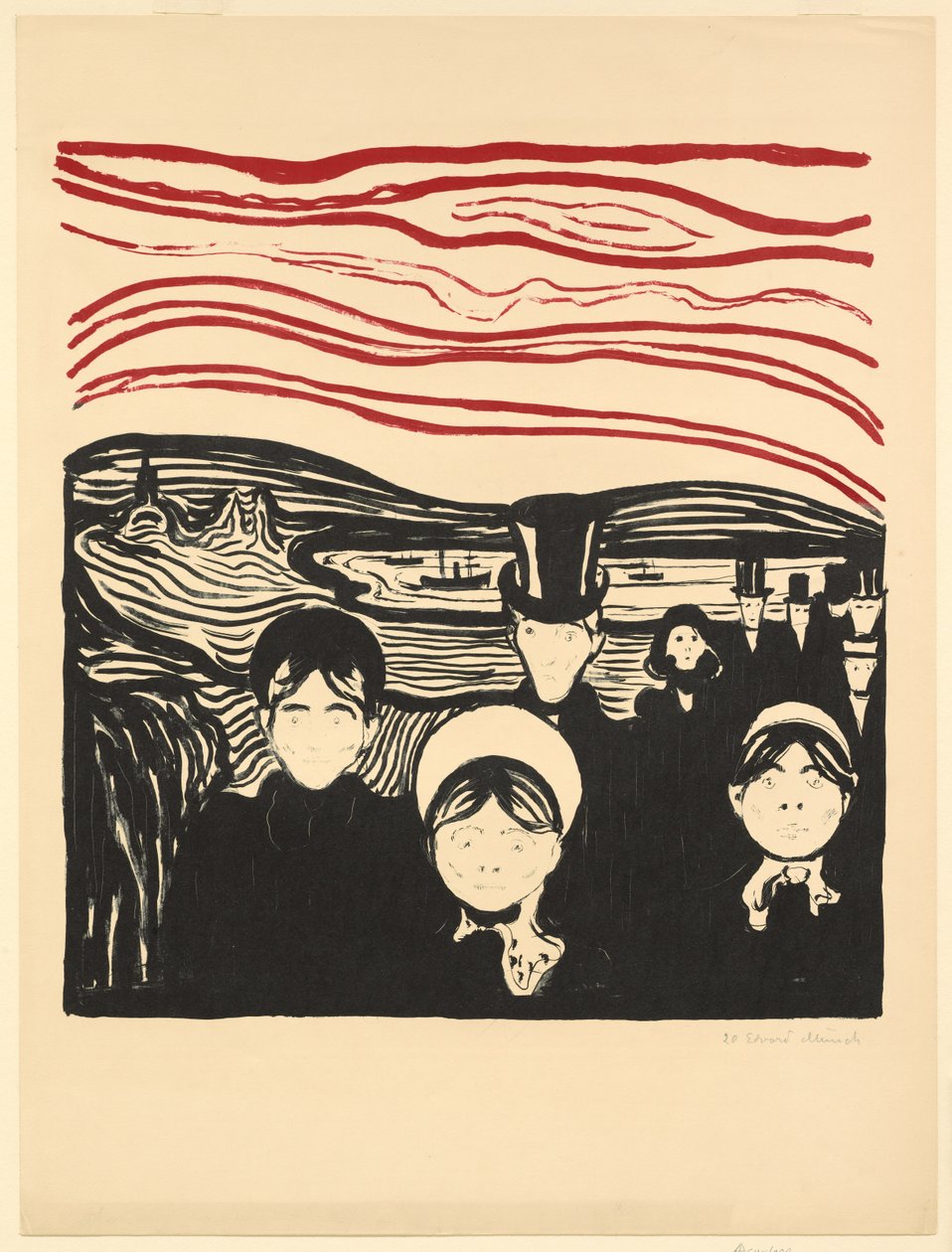Ansiedad de Edvard Munch