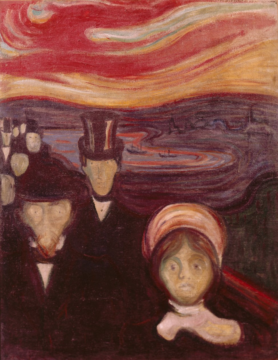 Ansiedad de Edvard Munch