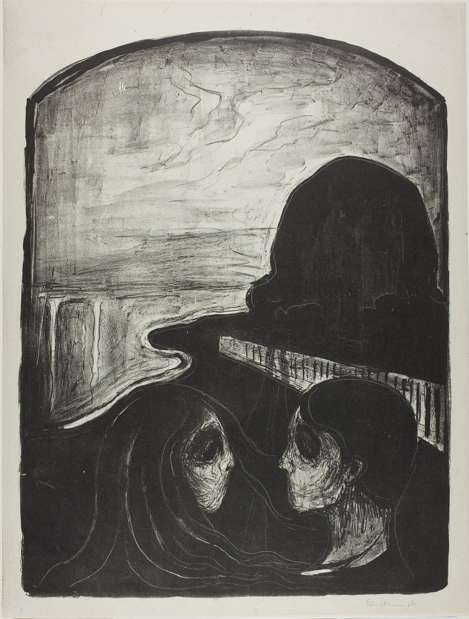 Atracción I de Edvard Munch