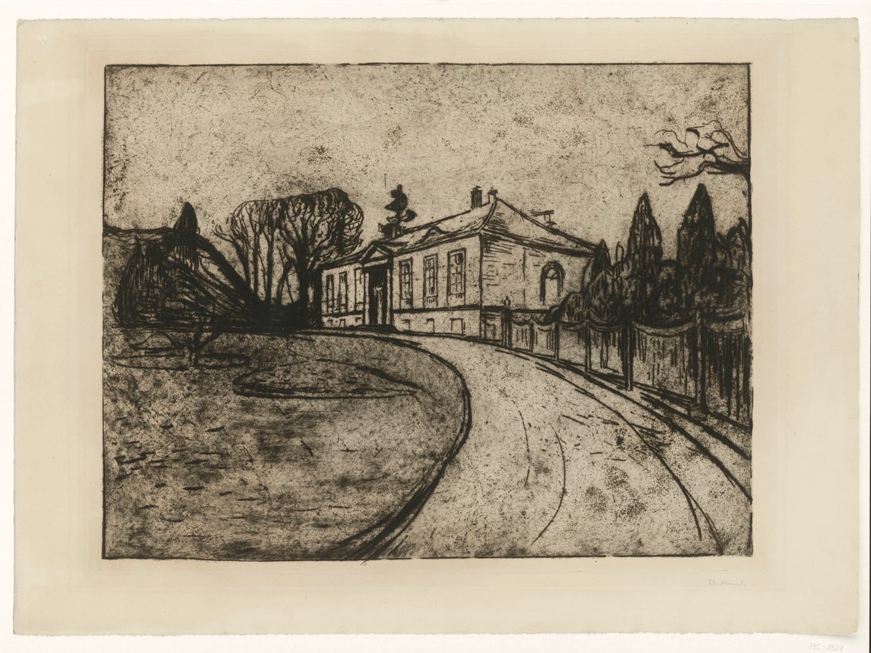 De la carpeta «De la casa de Max Linde»: La casa de Edvard Munch