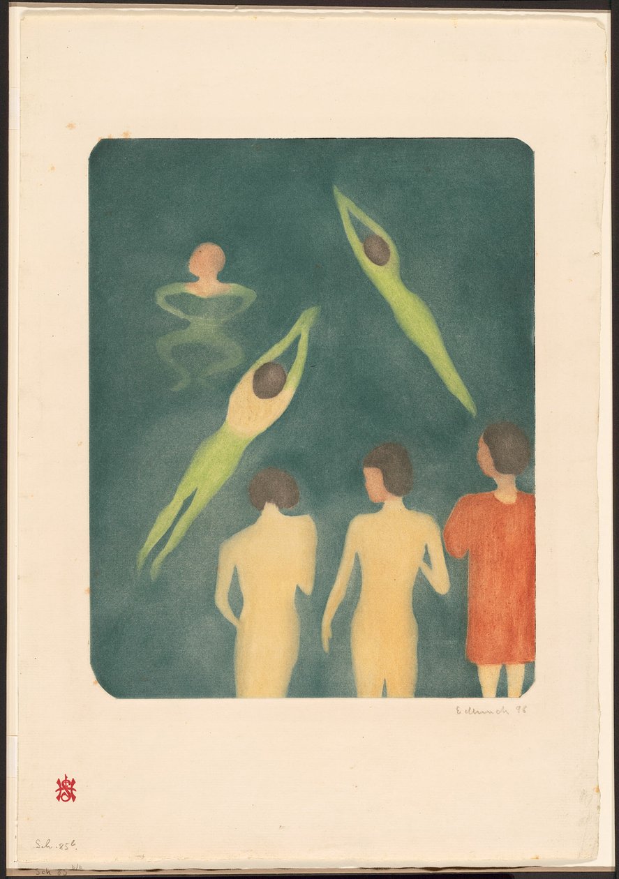 Niños bañándose de Edvard Munch