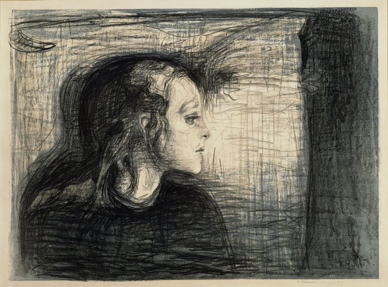 El niño enfermo I de Edvard Munch