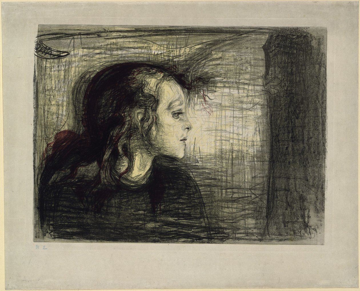 El niño enfermo I de Edvard Munch