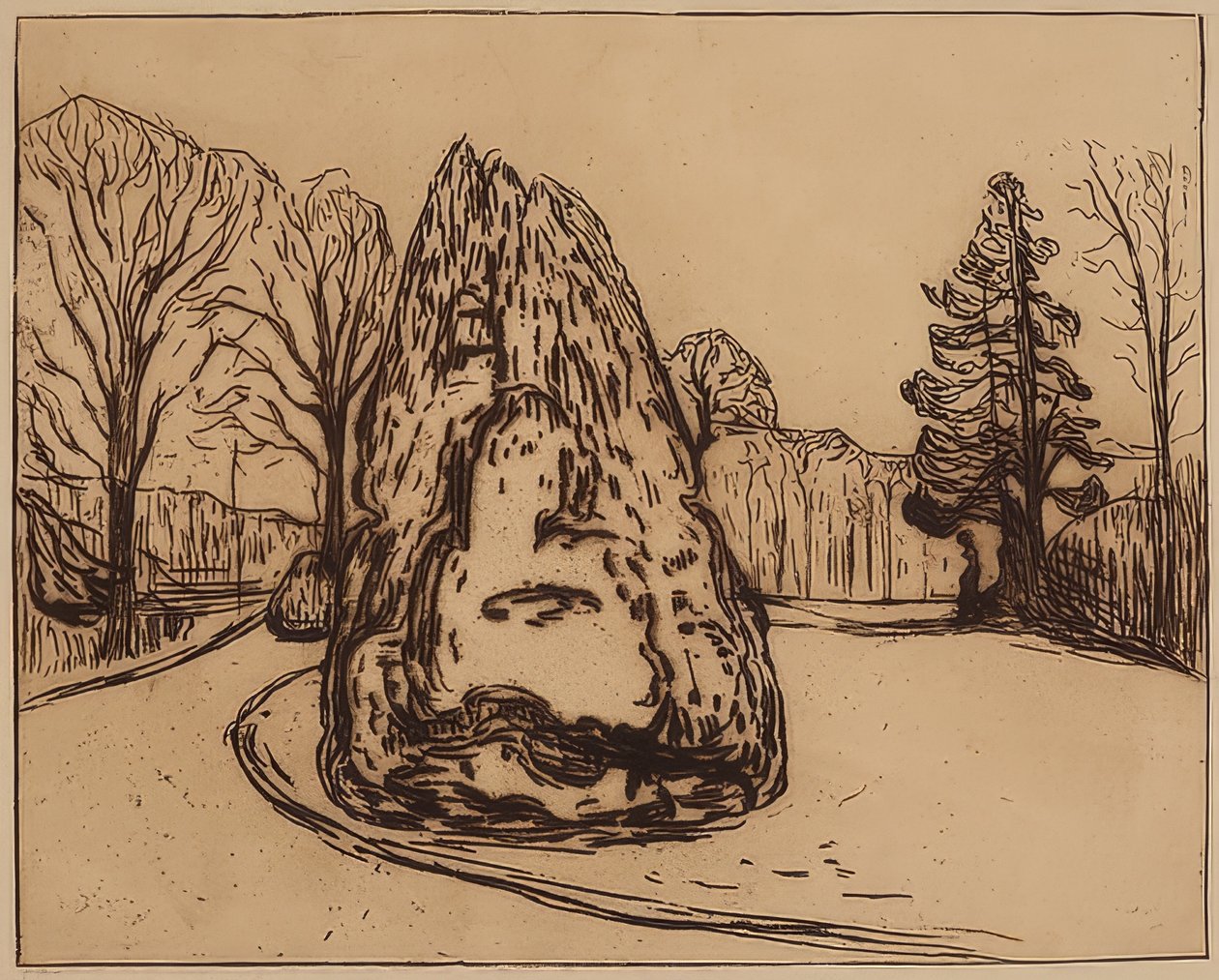 El jardín. 1902 de Edvard Munch