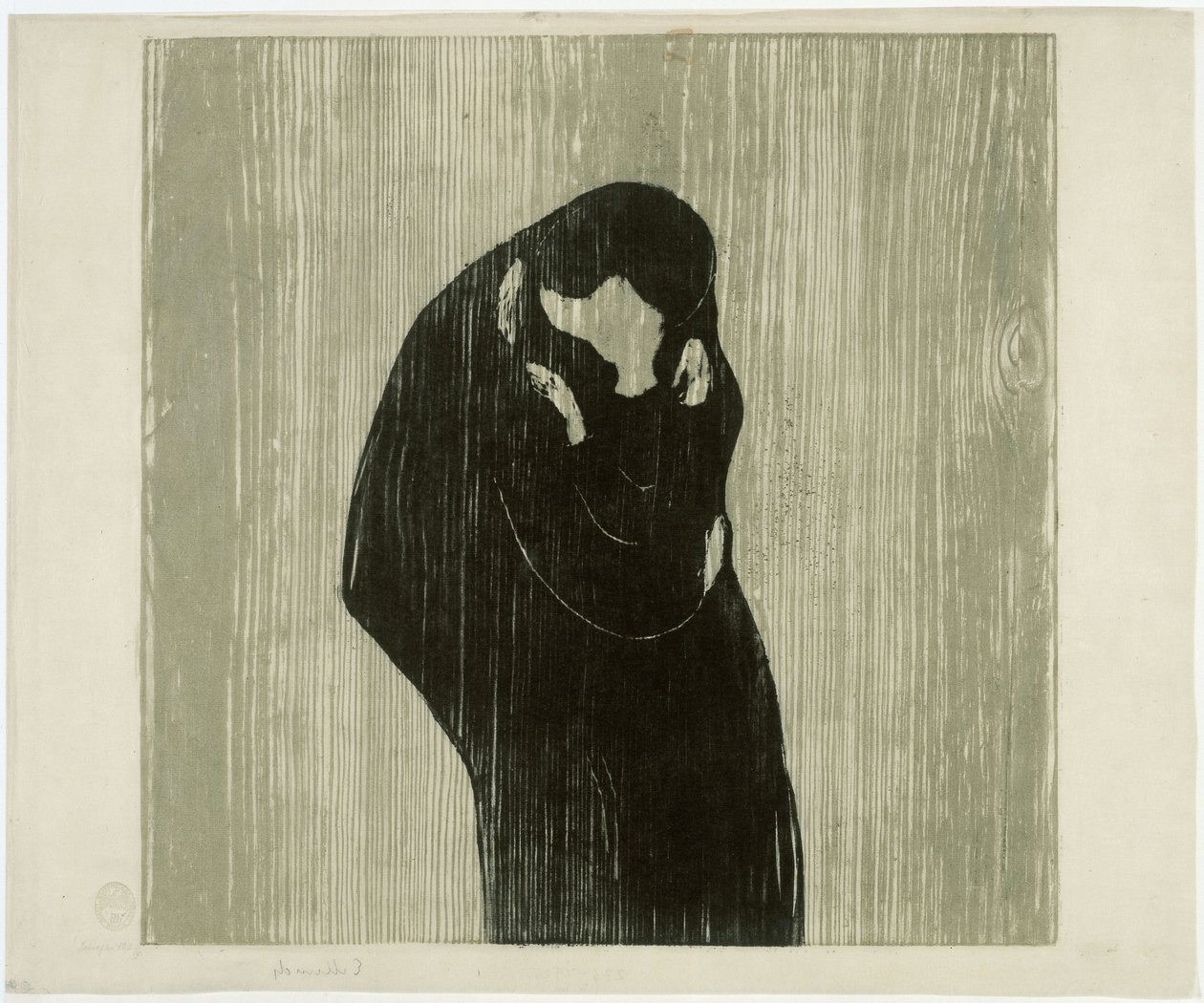 El beso IV de Edvard Munch