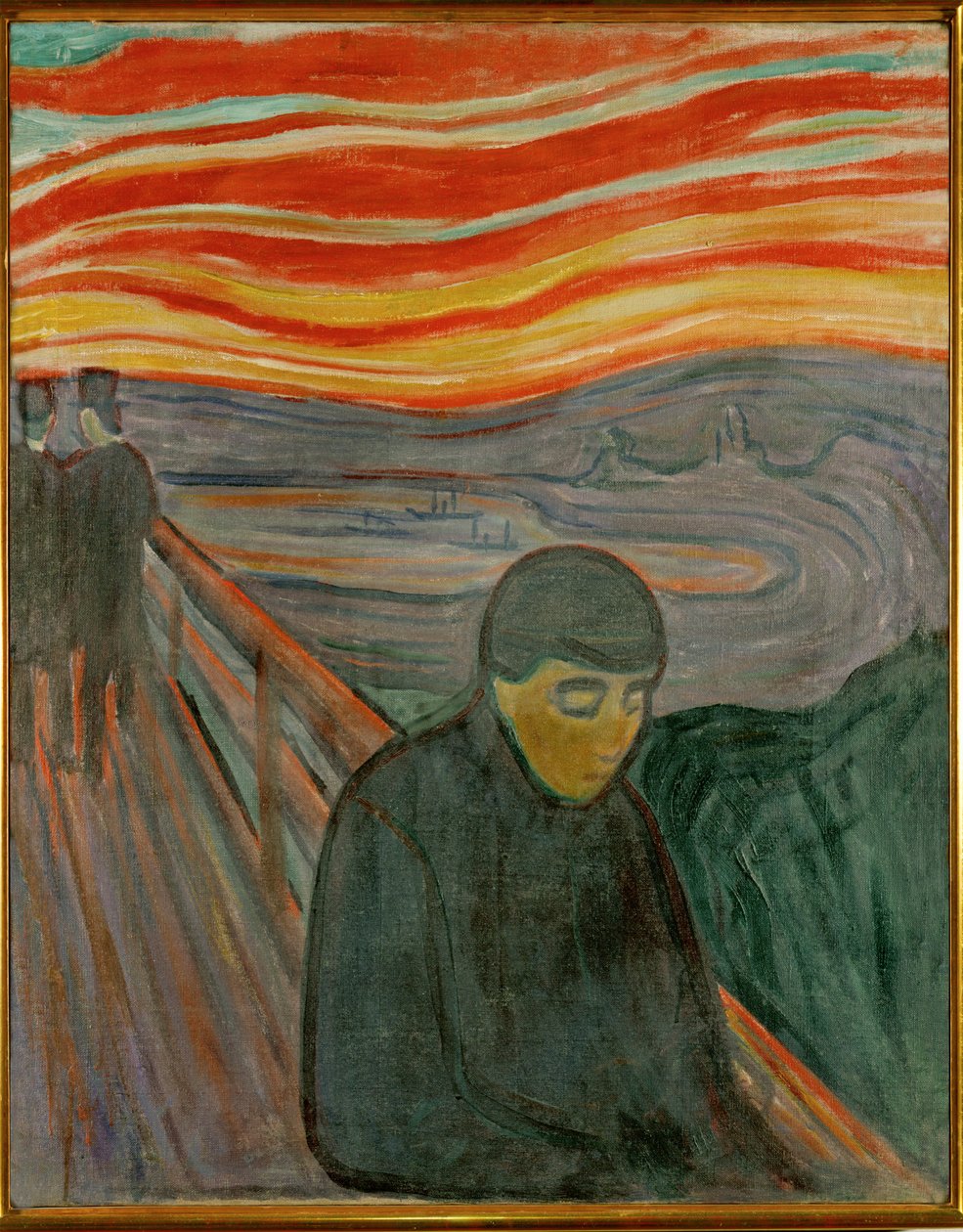 Desesperación (óleo sobre lienzo) de Edvard Munch