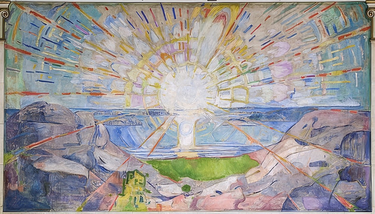 El sol. 1911-16 de Edvard Munch