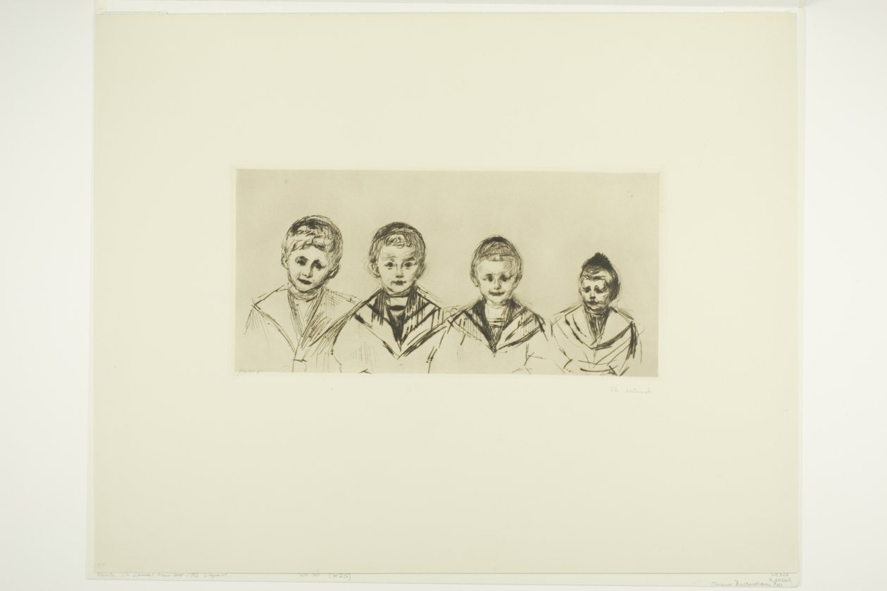 Los cuatro hijos del Dr. Linde de Edvard Munch