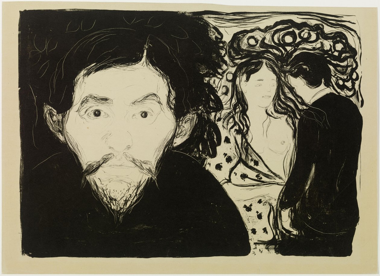 Celos (pequeños) de Edvard Munch
