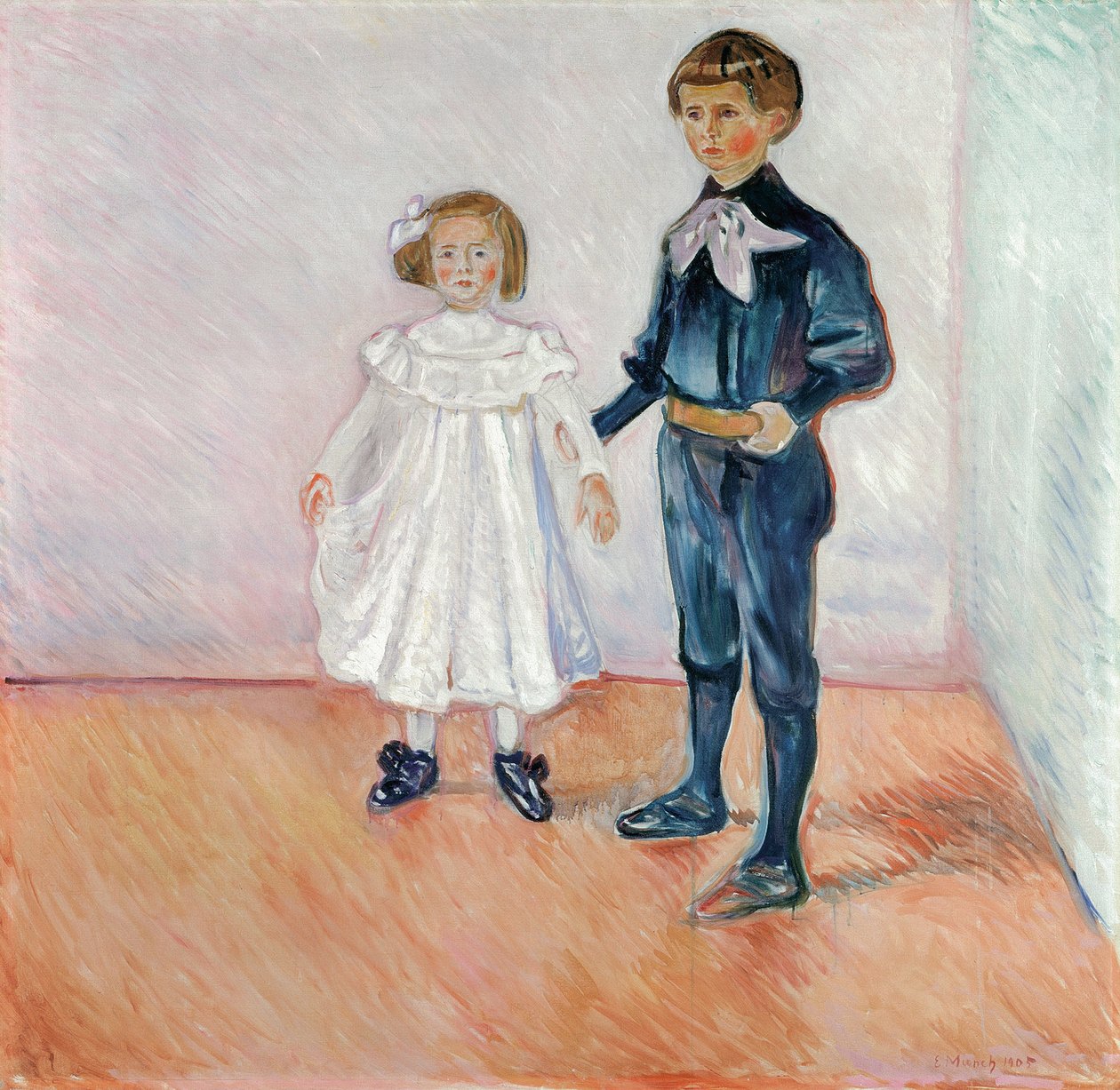 Erdmute y Hans-Herbert Esche, de Munch, Edvard (1863-1944). Óleo sobre lienzo de Edvard Munch