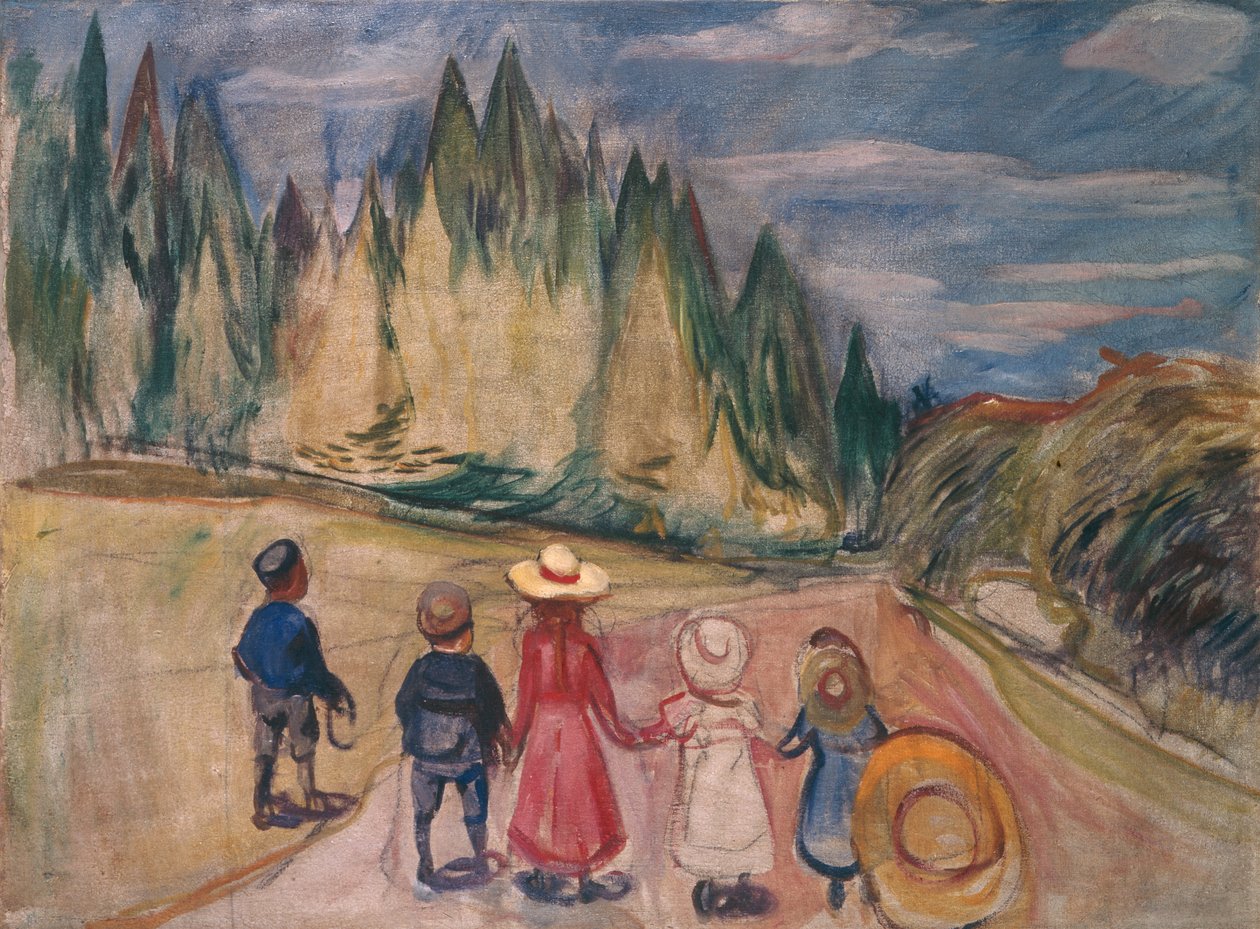 Bosque de cuento de Edvard Munch