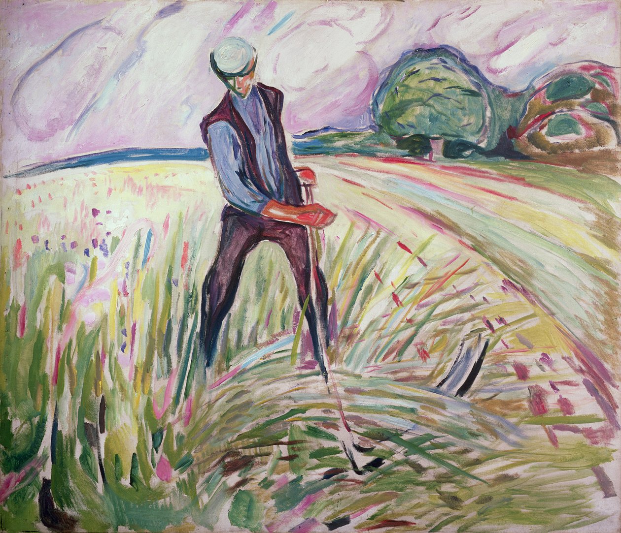Haciendo Heno de Edvard Munch