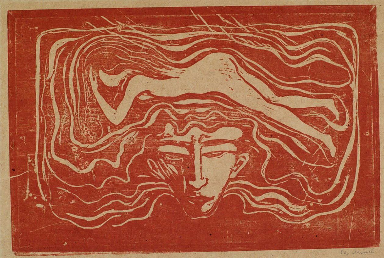 En el cerebro del hombre de Edvard Munch
