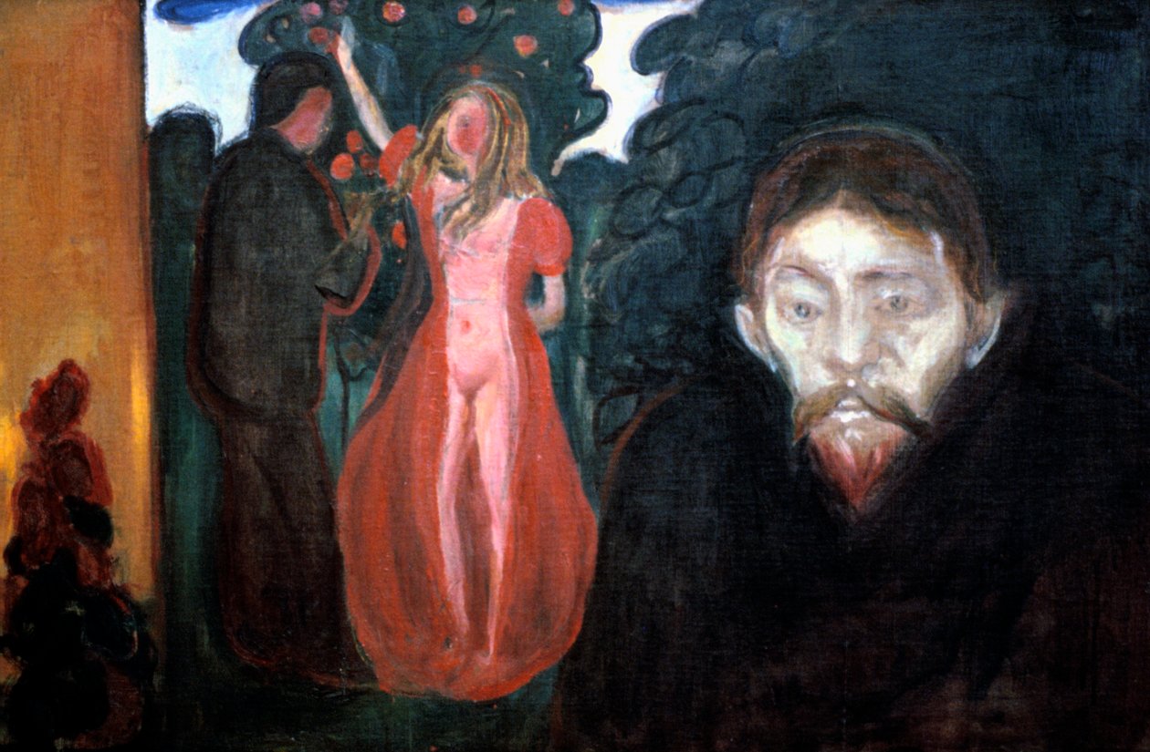 Celos, 1895 de Edvard Munch