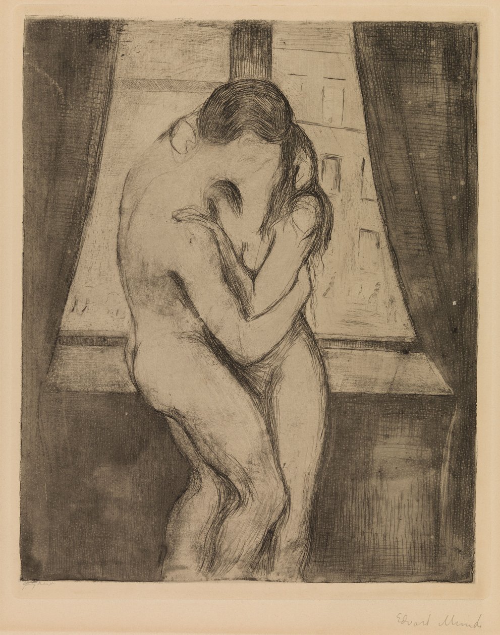 Beso de Edvard Munch