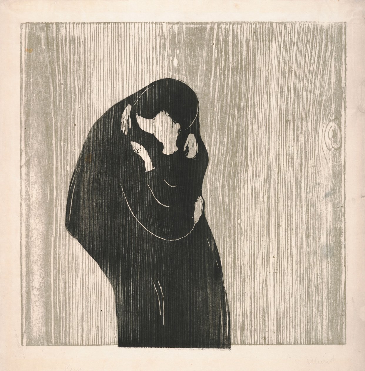 Beso de Edvard Munch
