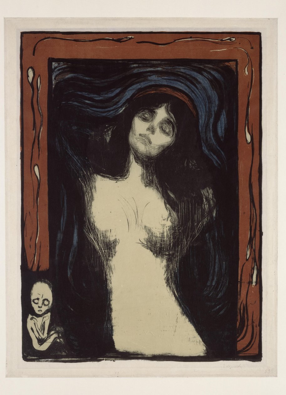 Madonna (Mujer amorosa) de Edvard Munch