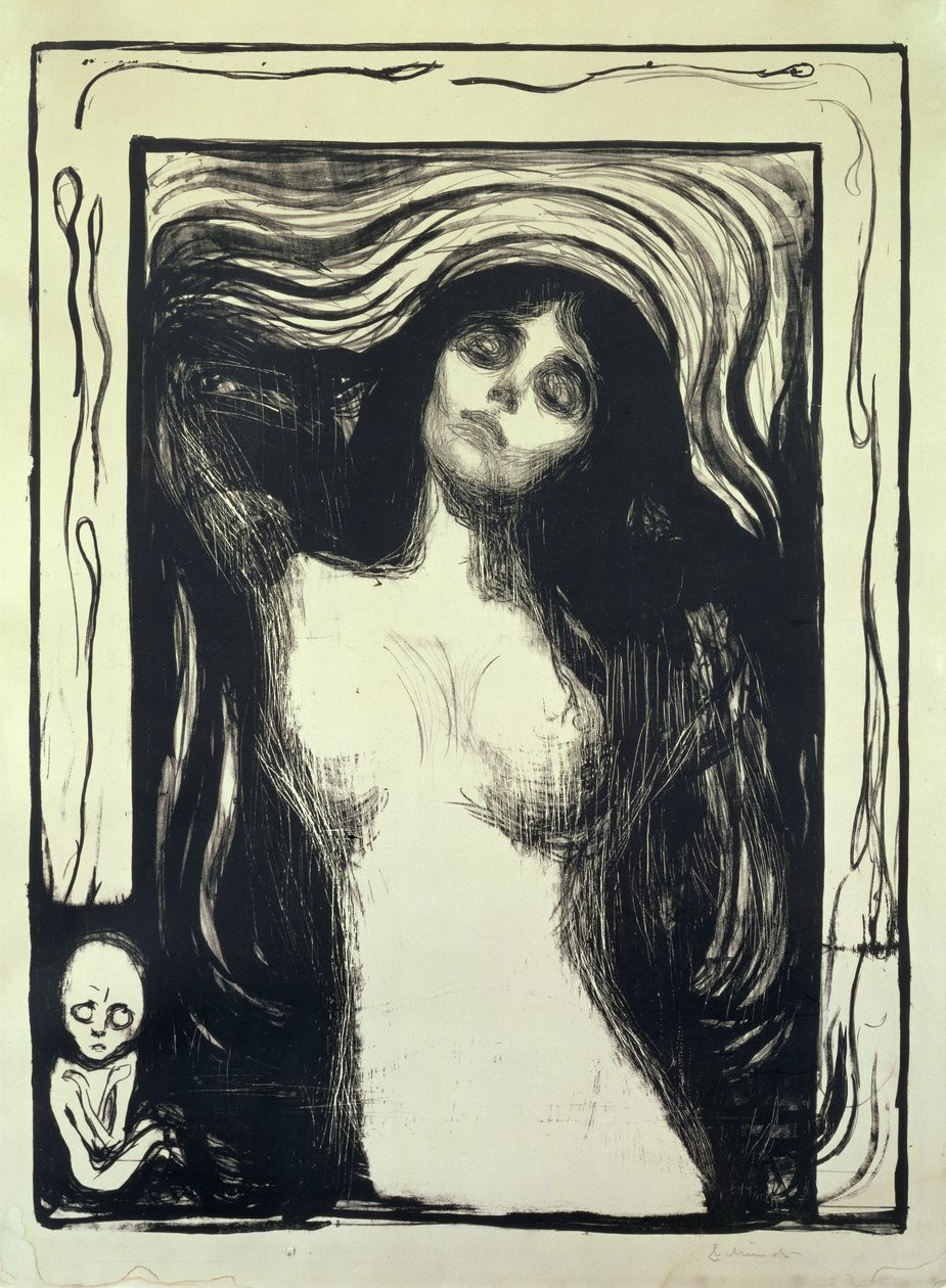 Madonna, Mujer Amorosa de Edvard Munch