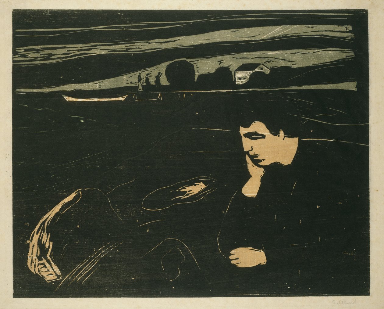 Melancolía III, 1902 de Edvard Munch