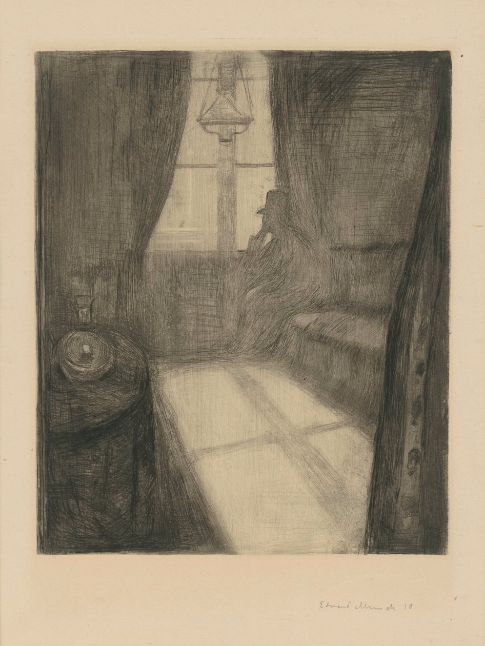 Luz de luna. Noche en Saint-Cloud de Edvard Munch