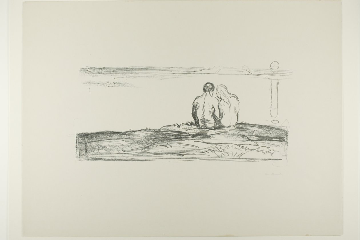 Salida de la luna de Edvard Munch
