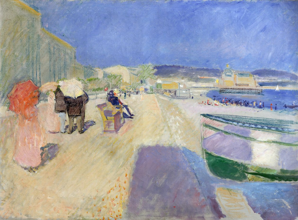 Paseo de los ingleses de Edvard Munch