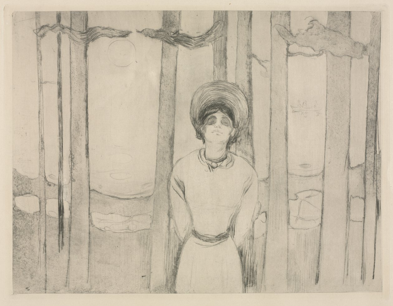 Noche de verano  (The Voice) de Edvard Munch