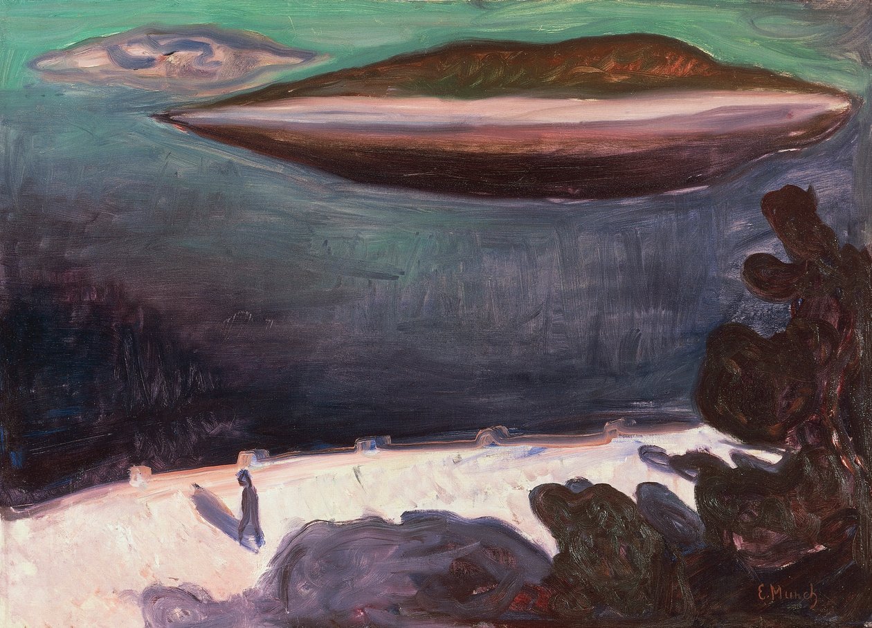 Noche de verano en el fiordo de Oslo de Edvard Munch