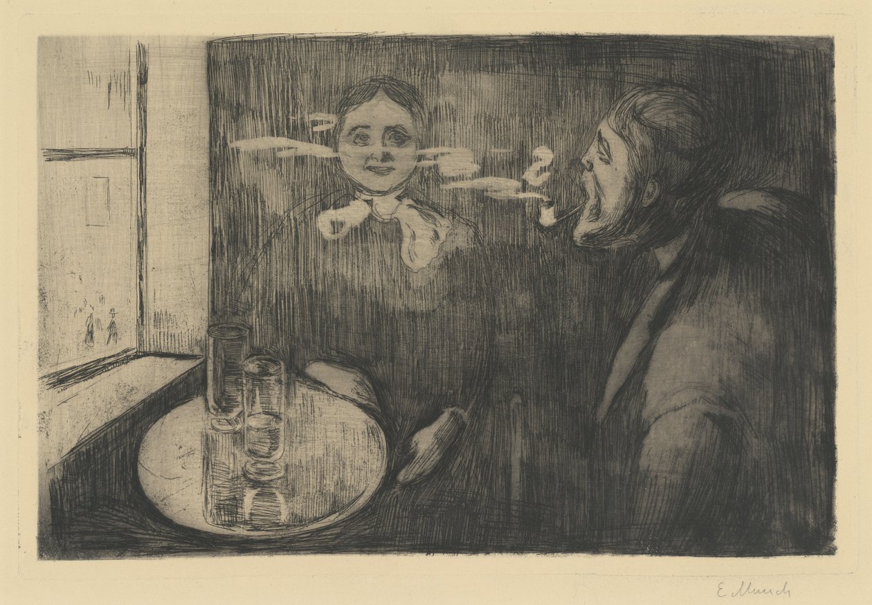 Tête à Tête de Edvard Munch