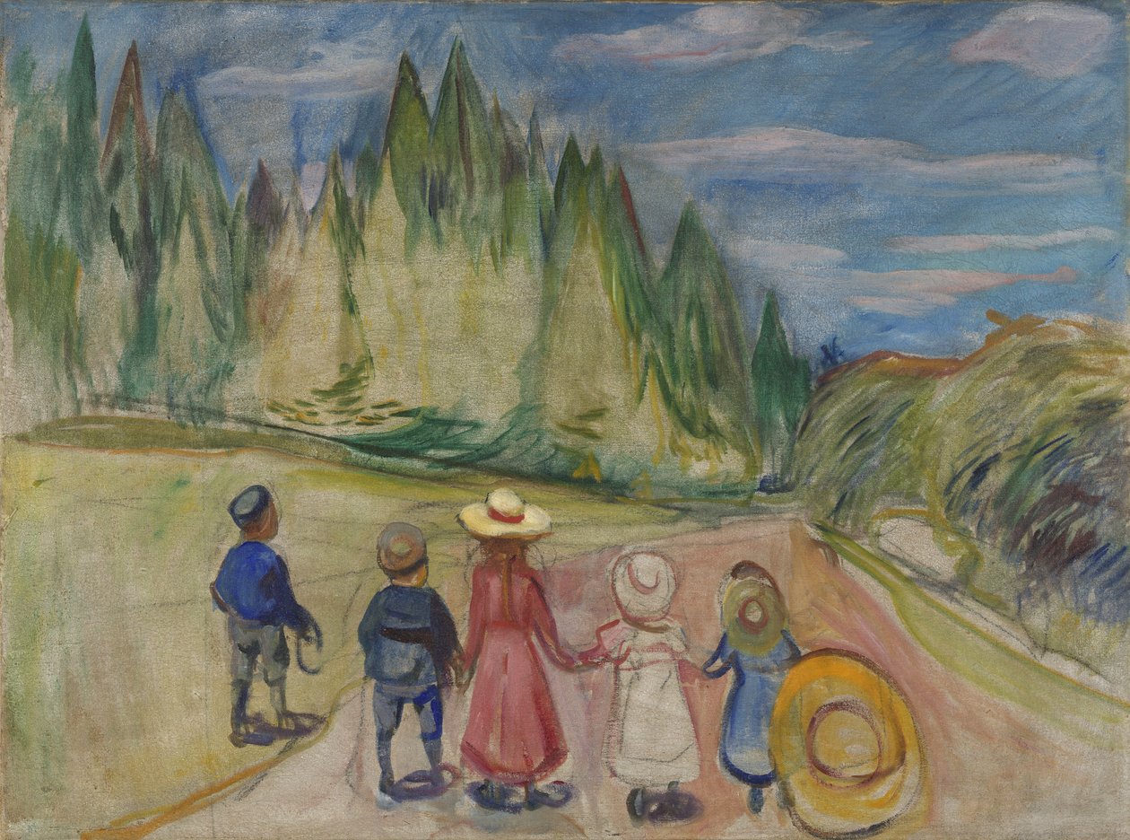 El bosque de cuento de Edvard Munch