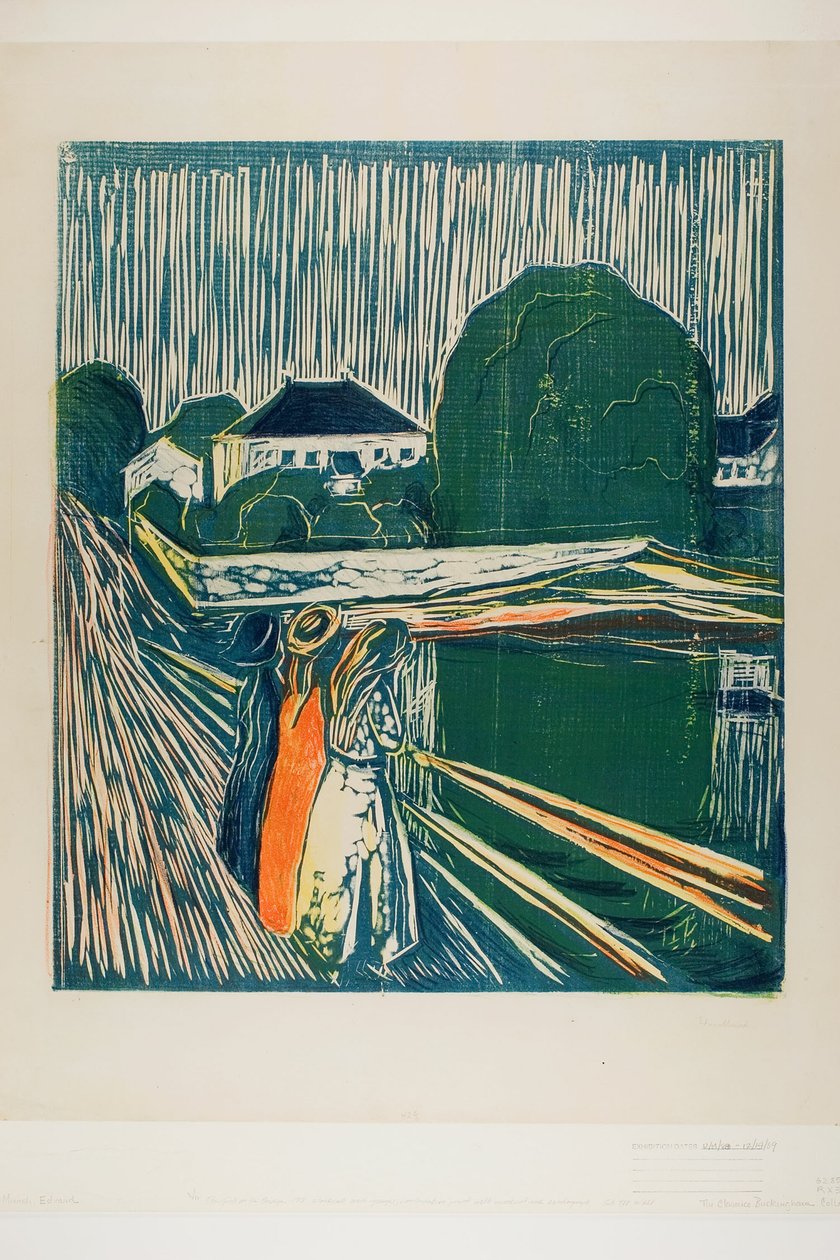 Las Chicas en el Puente de Edvard Munch
