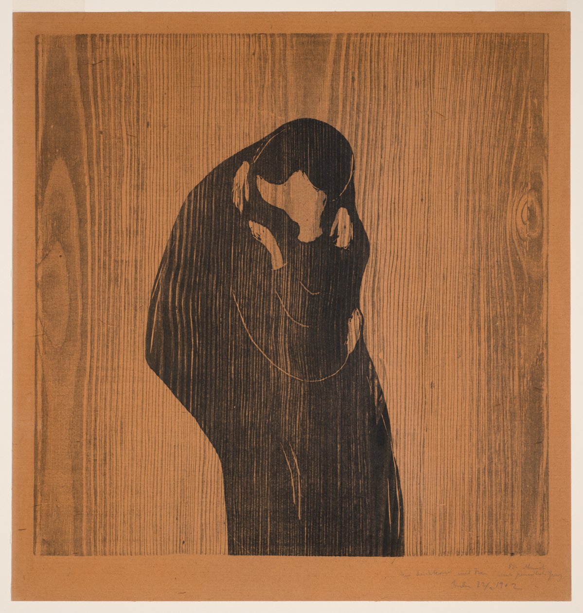 El beso IV de Edvard Munch